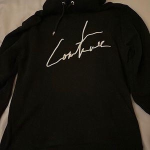 The Couture Club Black Logo Hoodie